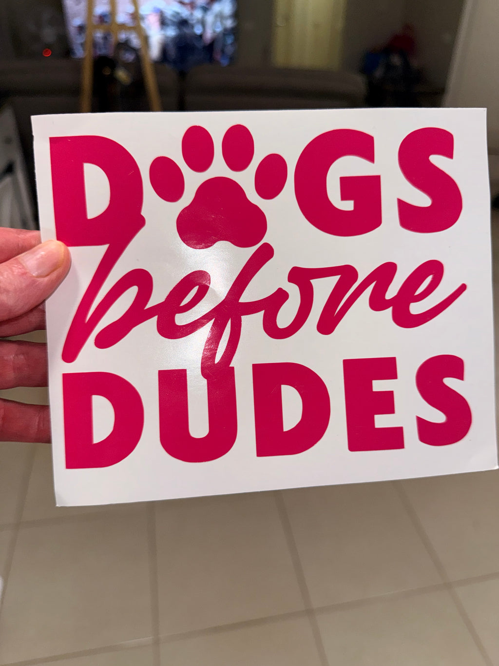 Dogs Before Dudes