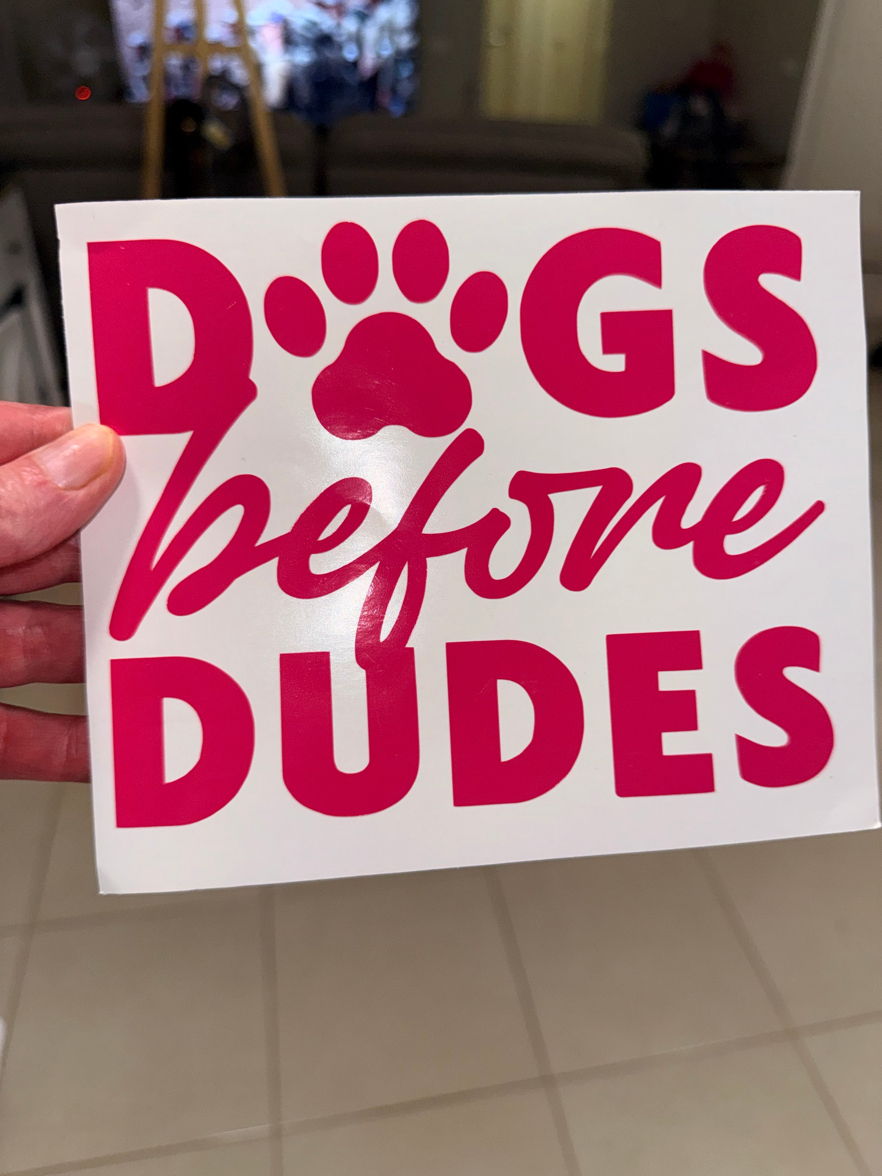 Dogs Before Dudes