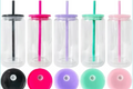 16oz Acrylic Snowglobe Tumbler
